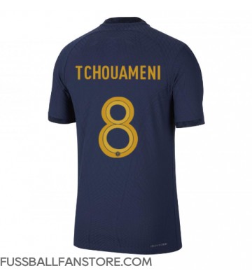 Frankreich Aurelien Tchouameni #8 Replik Heimtrikot WM 2022 Kurzarm